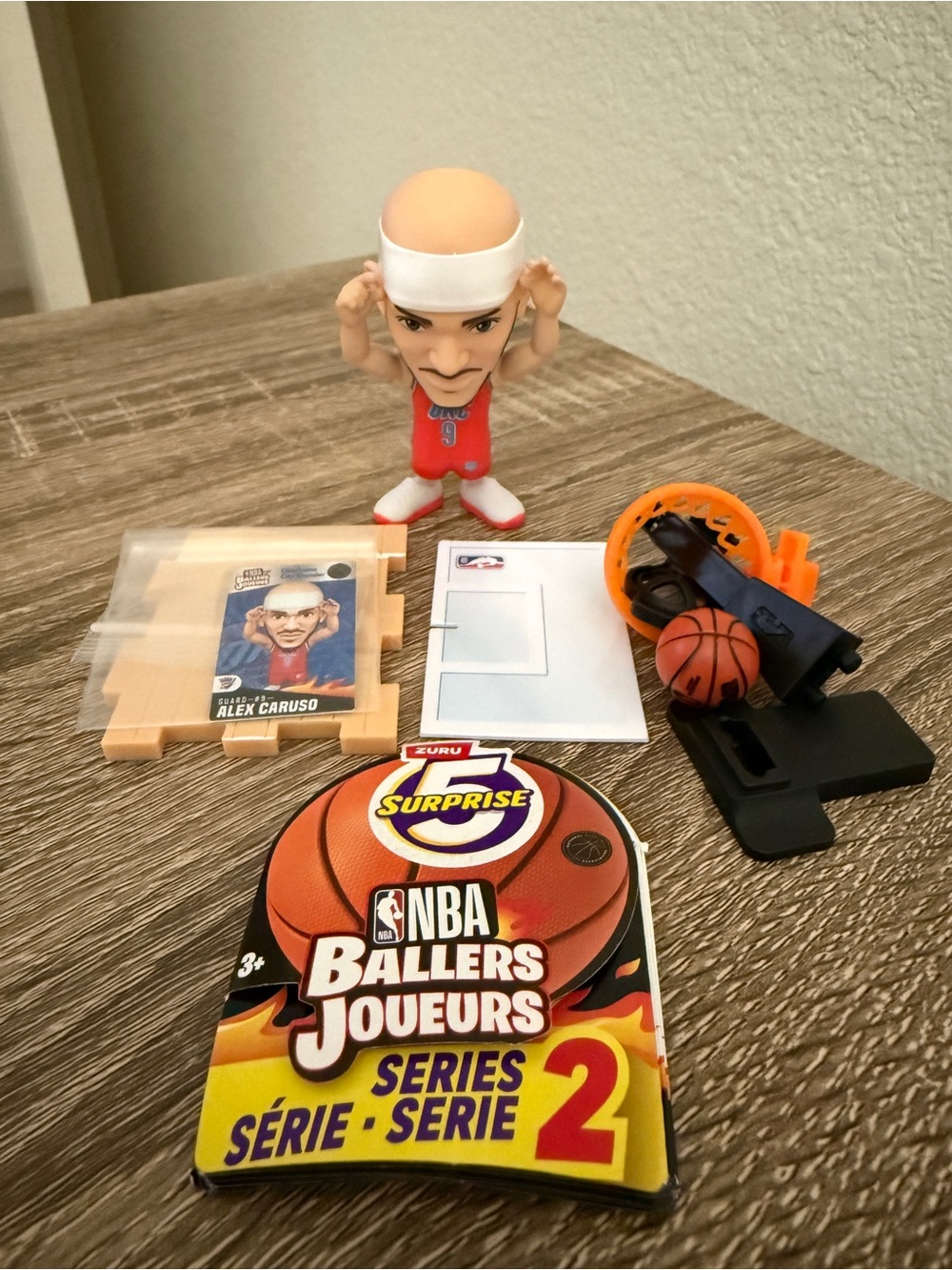 Like-New Zuru 5 Surprise NBA Ballers Series 2 Alex Caruso OKC *RARE*